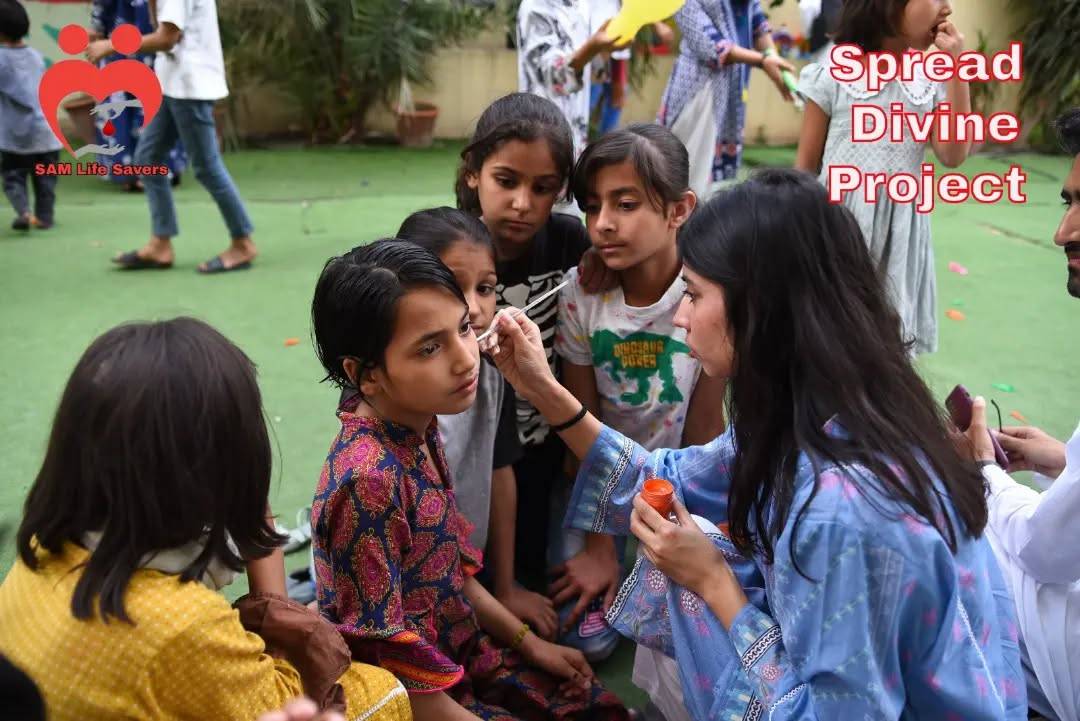 Spread Divine Project face painting